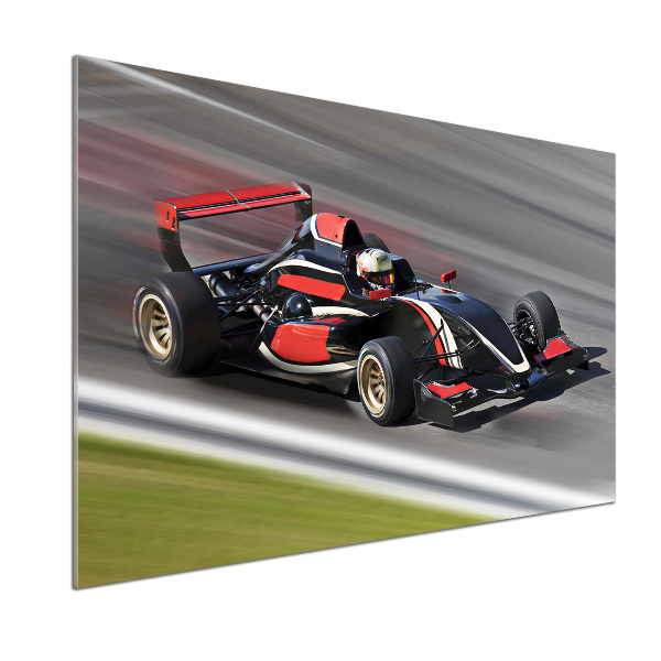 Skleněný panel do kuchynské linky Formule 1