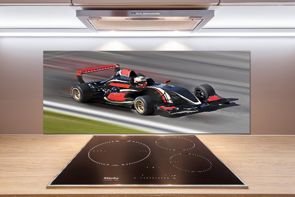 Skleněný panel do kuchynské linky Formule 1