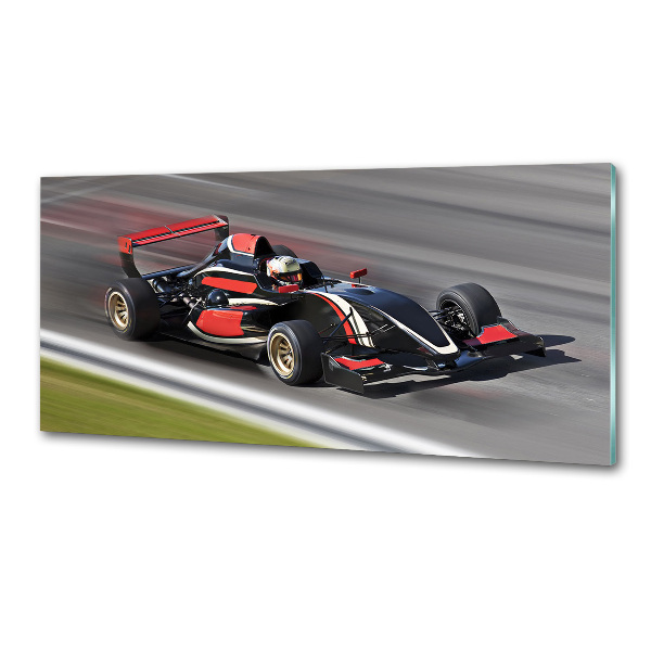 Skleněný panel do kuchynské linky Formule 1