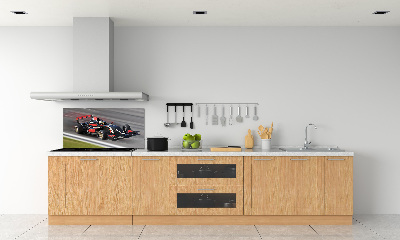 Skleněný panel do kuchynské linky Formule 1