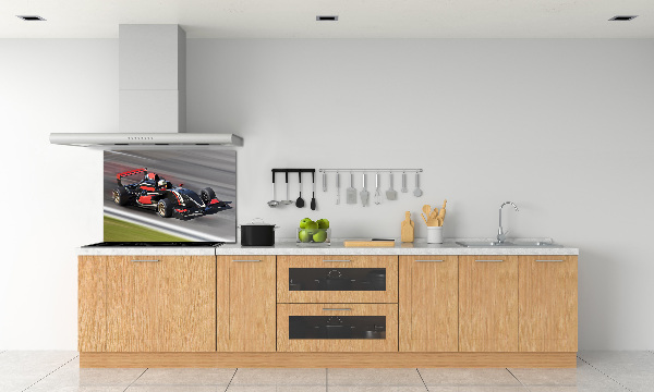 Skleněný panel do kuchynské linky Formule 1