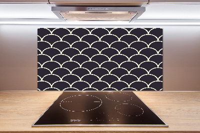 Dekorační panel sklo Rybí šupiny
