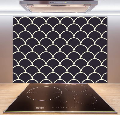Dekorační panel sklo Rybí šupiny
