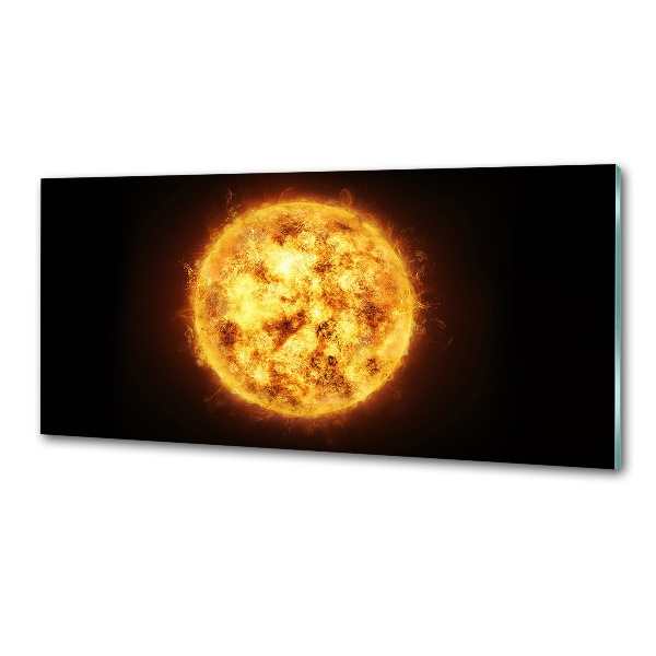 Skleněný panel do kuchyně Slunce