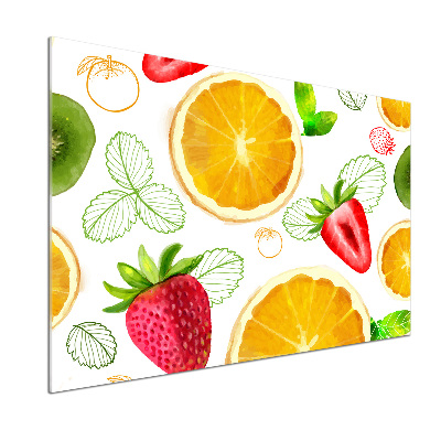 Skleněný panel do kuchyně Ovoce