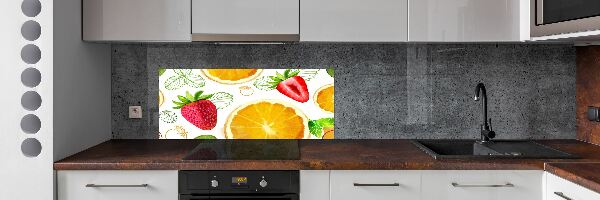 Skleněný panel do kuchyně Ovoce