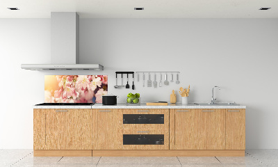 Dekorační panel sklo Květy višně