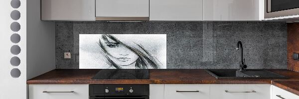 Panel do kuchyně Portrét ženy