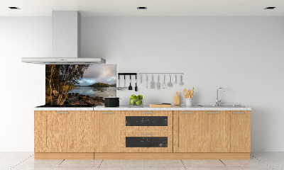 Panel do kuchyně Strom nad řekou