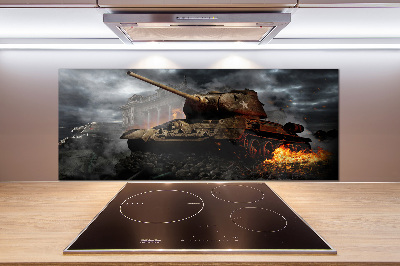 Skleněný panel do kuchyně Tank