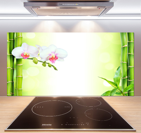 Panel do kuchyně Orchidej a bambus