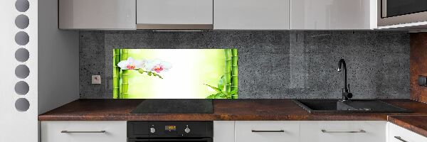 Panel do kuchyně Orchidej a bambus