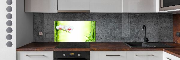 Panel do kuchyně Orchidej a bambus