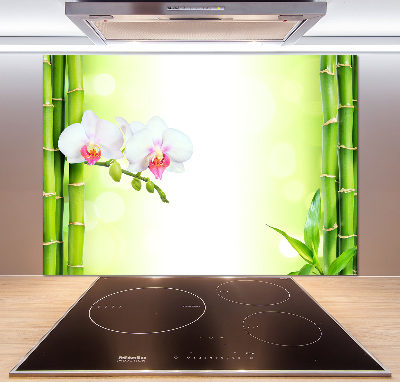 Panel do kuchyně Orchidej a bambus