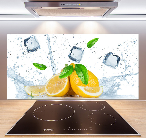 Panel do kuchyně Citrony s ledem