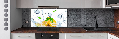 Panel do kuchyně Citrony s ledem