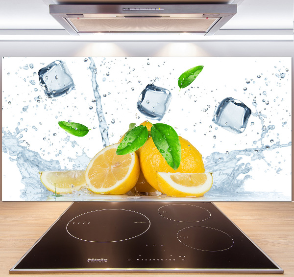 Panel do kuchyně Citrony s ledem
