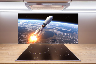 Panel do kuchyně Kosmická raketa