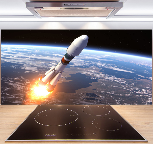 Panel do kuchyně Kosmická raketa