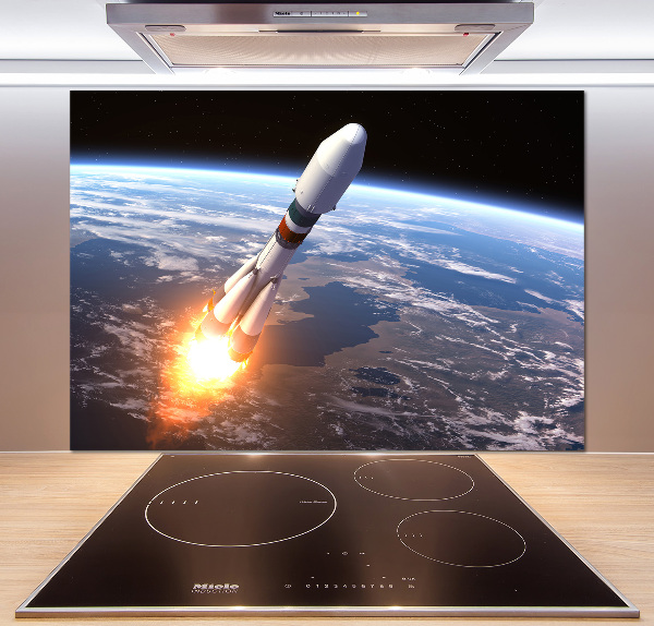Panel do kuchyně Kosmická raketa