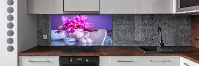 Panel do kuchyně Orchidej a srdce