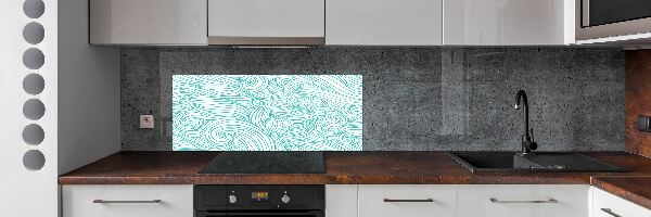 Panel do kuchyně Modré vlny