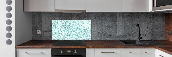 Panel do kuchyně Modré vlny