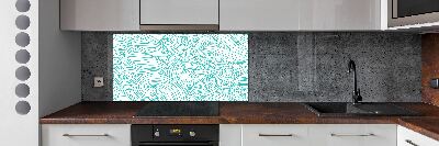 Panel do kuchyně Modré vlny