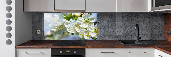 Dekorační panel sklo Květ višně