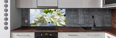 Dekorační panel sklo Květ višně