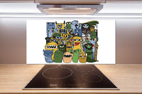 Panel do kuchyně Šílené nestvůry