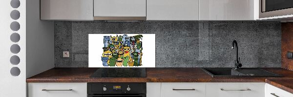 Panel do kuchyně Šílené nestvůry