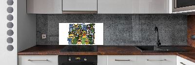 Panel do kuchyně Šílené nestvůry