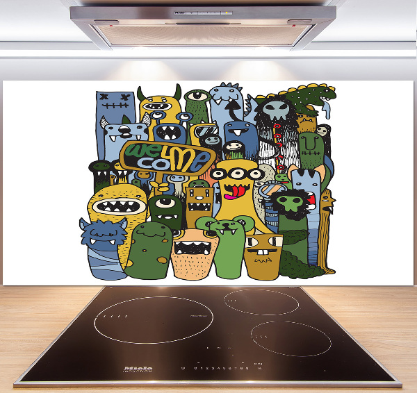 Panel do kuchyně Šílené nestvůry