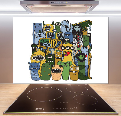 Panel do kuchyně Šílené nestvůry