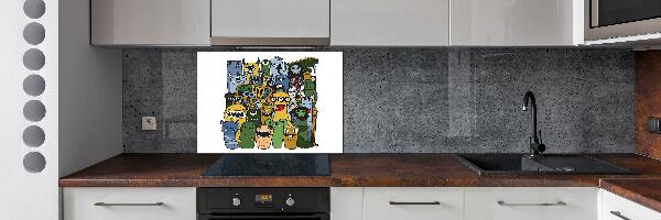 Panel do kuchyně Šílené nestvůry