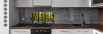 Dekorační panel sklo Les jaro