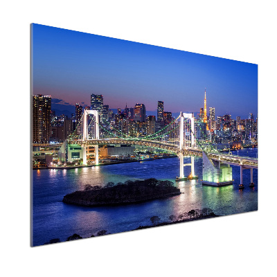 Dekorační panel sklo Most v Tokio