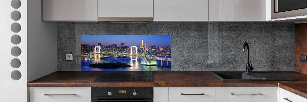 Dekorační panel sklo Most v Tokio