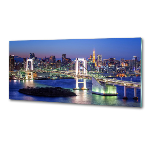 Dekorační panel sklo Most v Tokio