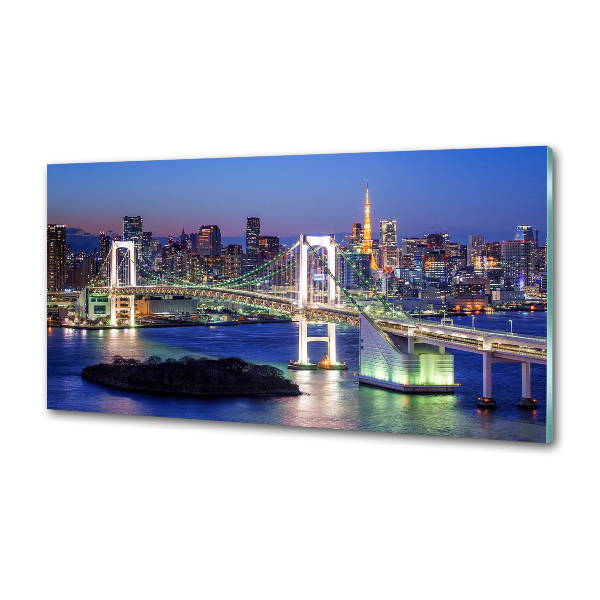 Dekorační panel sklo Most v Tokio