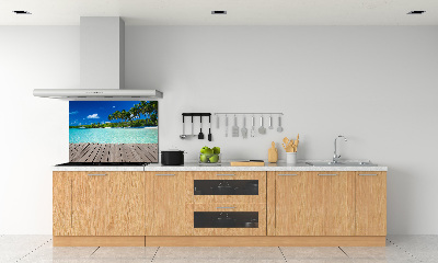 Panel do kuchyně Tropická pláž