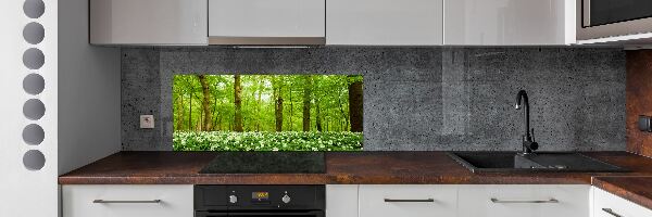 Panel do kuchyně Květiny v lese