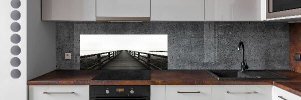 Panel do kuchyně Dřevěné molo