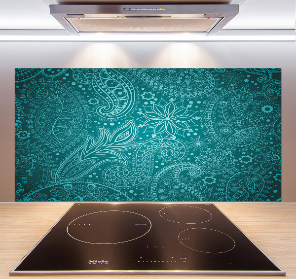Skleněný panel do kuchynské linky Ornamenty