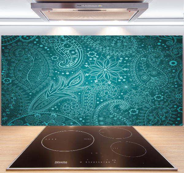 Skleněný panel do kuchynské linky Ornamenty
