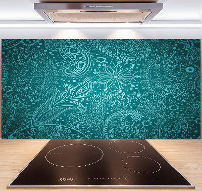 Skleněný panel do kuchynské linky Ornamenty