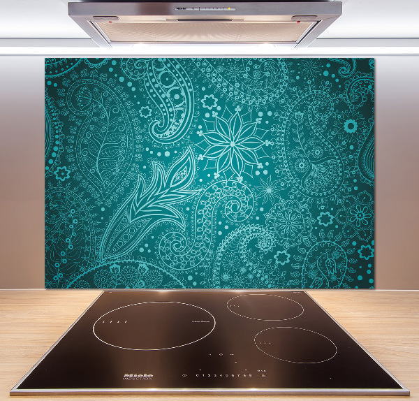Skleněný panel do kuchynské linky Ornamenty