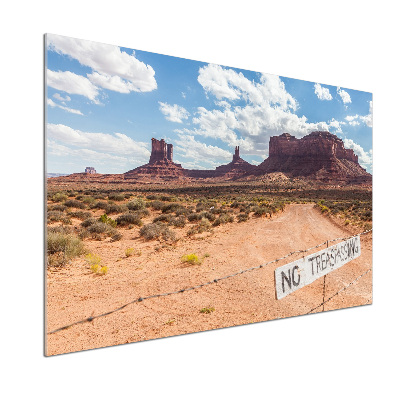 Dekorační panel sklo Arizona USA