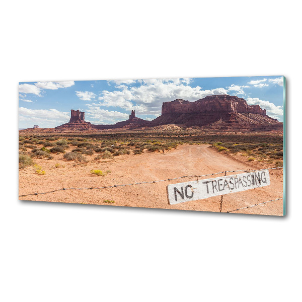 Dekorační panel sklo Arizona USA